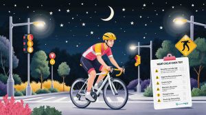 rouler à vélo en toute sécurité la nuit