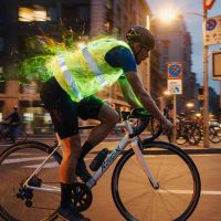 Gilet réfléchissant à vélo