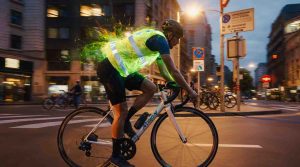 Gilet réfléchissant à vélo