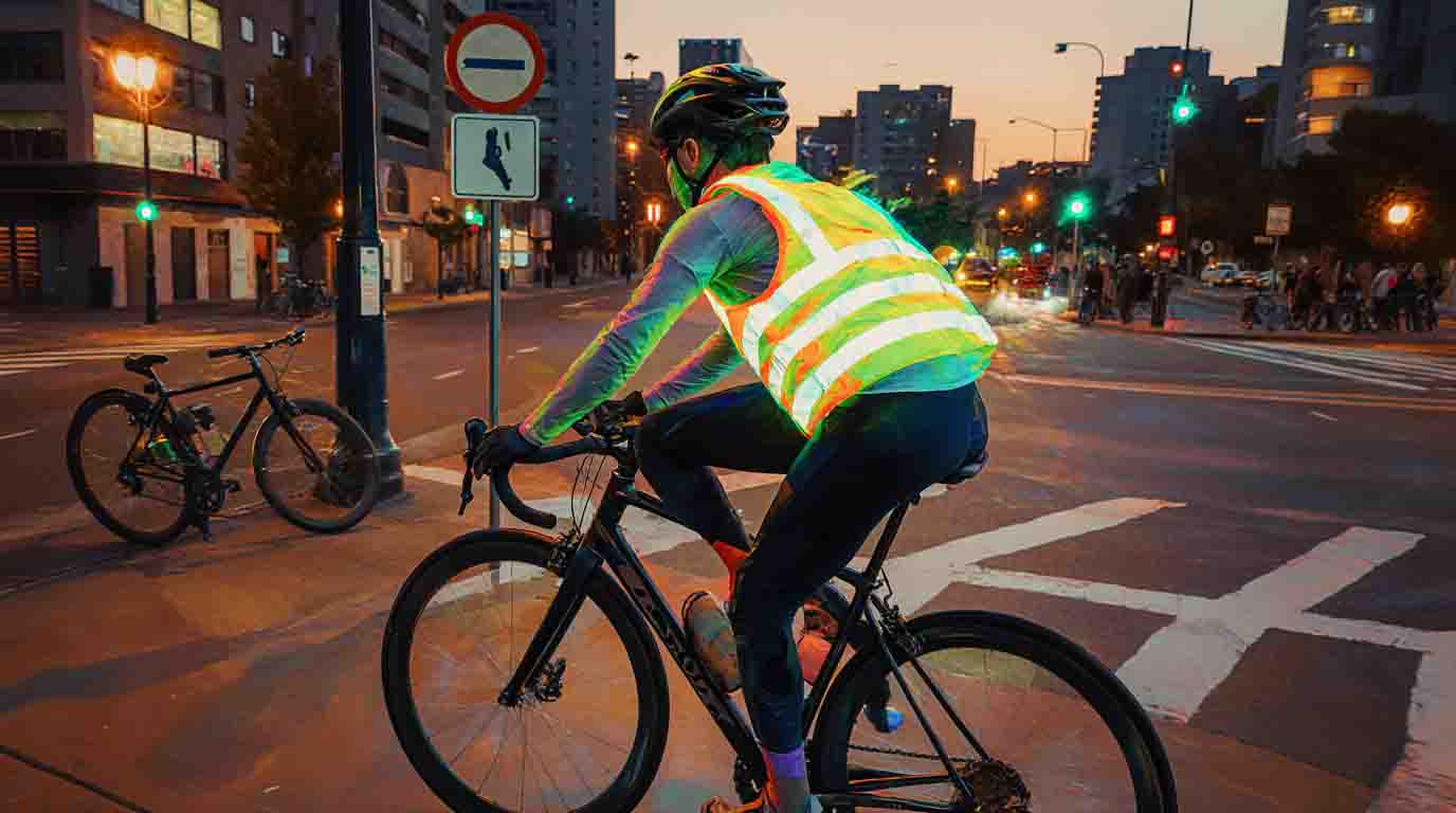 Veste de sécurité vélo